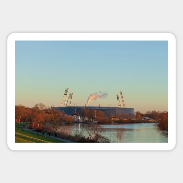 Bremen; Germany; Weserstadion; Stadion; Soccer stadium; Werder Bremen Sticker by Kruegerfoto